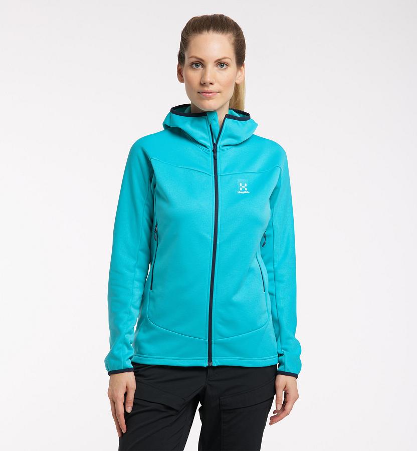 Haglöfs Womens Frost Mid Layer Blue New Zealand 04972XVLY